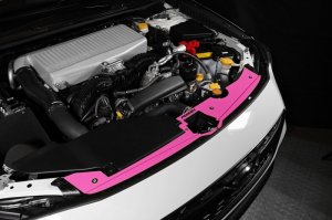 Subaru WRX Radiator Shroud - Perrin Performance - Hyper Pink - `22-`25 Subaru WRX Radiator Shroud - Perrin Performance - Hyper Pink - `22-`25
